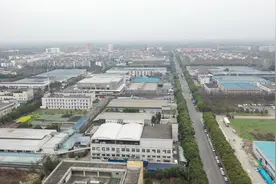 成都市郫都区 安德中国川菜产业化园区 俯瞰安德川菜产业区视频封面