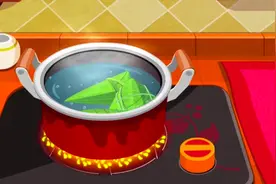 粽子给烧糊了，奇奇真是太粗心了。宝宝巴士游戏