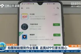 拍图就能搜到作业答案，这类APP引家长担心，你的孩子也这样吗？
