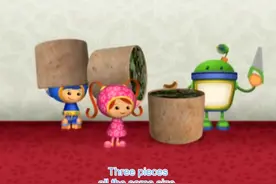 【呜咪123】马儿饿了，看Umi Team怎样将墨西哥玉米卷平分三份。