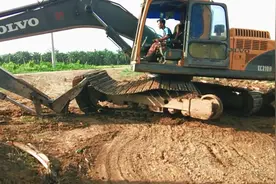 挖掘机容易掉链吗?掉了怎么装呢?小哥快速教你正确的安装方式