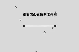 你知道电脑桌面怎么做透明文件框吗，简单几步，轻松完成视频封面