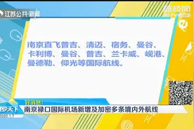 迎接新春出国游！南京禄口国际机场为你准备好了多条境内外航线视频封面