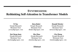 算法前沿：Google AI 研究院Transformer Self-Attention再思考视频封面