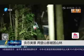 登山一路拍照与队友走散，两名登山者体力透支，被困悬崖视频封面