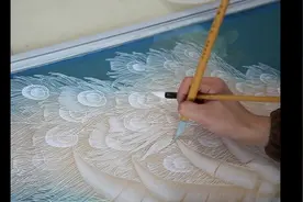 年轻实力派画家王壮工笔画【白孔雀】11－3视频封面