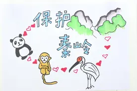 保护秦岭的画怎么画视频封面