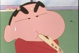 蜡笔小新：小新家年糕多的吃不下去，小新吃的够够的视频封面