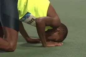 跳高极限是多少？巴尔希姆冲刺新纪录2米46，光看他腿就不简单！