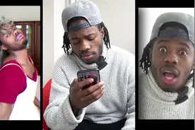 搞笑视频：妈妈的诱惑能火吗？老马和表姐比赛吃宝妈妈的反应厉害视频封面