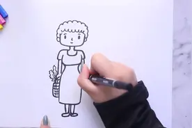 妈妈全身的简单画法视频封面