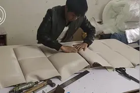 1000块钱做的软包床头，和网上买的一样好看，你们觉得呢？视频封面