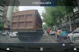 成都闪送女骑手车祸监控视频封面