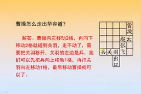 最新版北师大数学二年级上册第13课时：曹操怎么走出华容道？视频封面