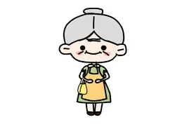 慈祥可爱的老奶奶简笔画老人简笔画教程 儿童画人物简笔画美术课