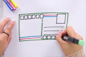 明信片怎么画视频封面