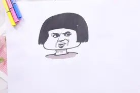 蘑菇头表情包怎么画