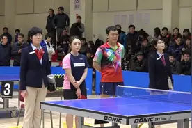 乒乓人梦寐以求的女友系列2，韩国肤白貌美小姐姐打比赛视频封面