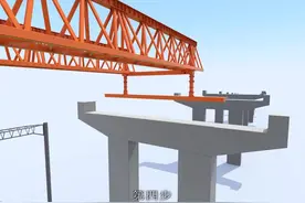 阜阳S305上跨陇海铁路立交桥架桥机施工模拟动画视频封面