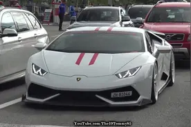 超级跑车：苏黎世 街拍 炸街 兰博基尼  HURACAN ！视频封面