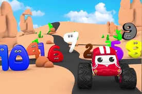 儿童数字歌曲123数字歌曲超级怪物卡车卡通儿童童谣