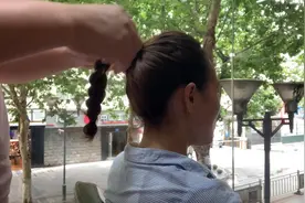 大热天，发量多这样扎，步骤简单易学时尚百搭