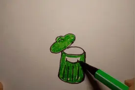 简笔画画个小垃圾桶，简单易学，小朋友记得不要乱扔垃圾哦视频封面