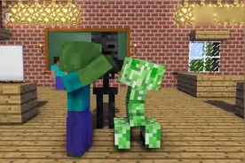 我的世界怪物学院 动态绘画，凋零骷髅的作品him看呆！