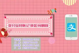 支付宝转账记录如何删除