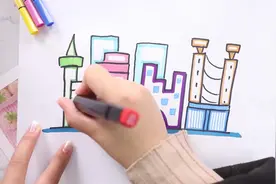 绘画教程：儿童简笔画城市视频封面
