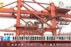 未来五年，南宁将打造国家物流枢纽，重点建设7种类型共81个项目视频封面