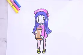 动漫女孩怎么画视频封面