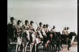 1952年第一届全军运动会，解放军骑兵马术表演视频封面
