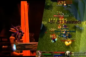 魔兽世界，60年代大元帅战士战场精彩视频，伤害超高，碾压全场视频封面