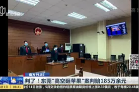 判了！东莞“高空掉苹果砸3个月女孩”案在线宣判，判赔185万余元视频封面