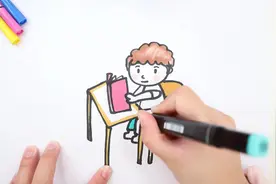 三年级小学生怎么画读书的简笔画视频封面
