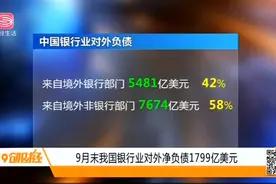 9月末中国银行业对外金融资产，存贷款8133亿美元占比超7成视频封面