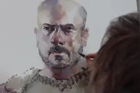 大师水彩人物肖像技法示范教程视频封面