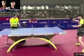 陈梦★孙颖莎★乒超现场★相约深大★零距离看赛前训练★很可爱！视频封面