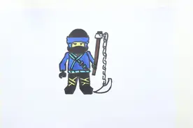 乐高幻影忍者凯怎么画