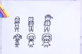 小人怎么画视频封面