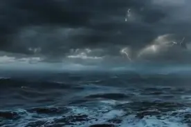 海上雷雨声！放松减压舒缓身心，轻音乐睡前催眠，大自然白噪音！