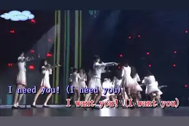 AKB48 Team SH《闪亮的幸运》现场版KTV字幕，希望你喜欢视频封面