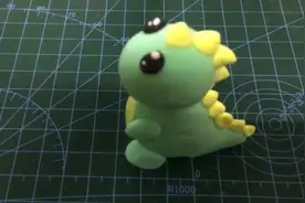 简单易学手工轻黏土 橡皮泥小恐龙，家里的玩具都可以自己做