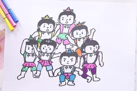 七个葫芦娃的画怎么画视频封面