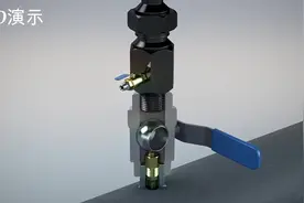 动画演示管道带压安装温度计全过程，看完你可以当半个管道工程师