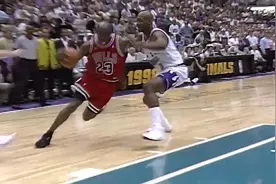 【最后之舞】收藏！乔丹98年总决赛G6极致攻防，世纪一投铸造经典视频封面