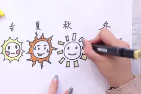 四季的太阳怎么画