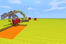 迷你世界：自制机械车爪