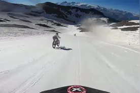 山地自行车雪地赛视频封面